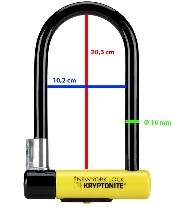 Candado para bicicleta U Kryptonite New York STD