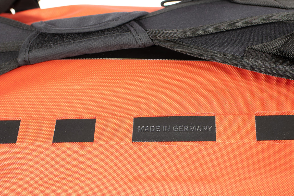 Ortlieb Duffle Lite 60L Rooiboos shoulder straps