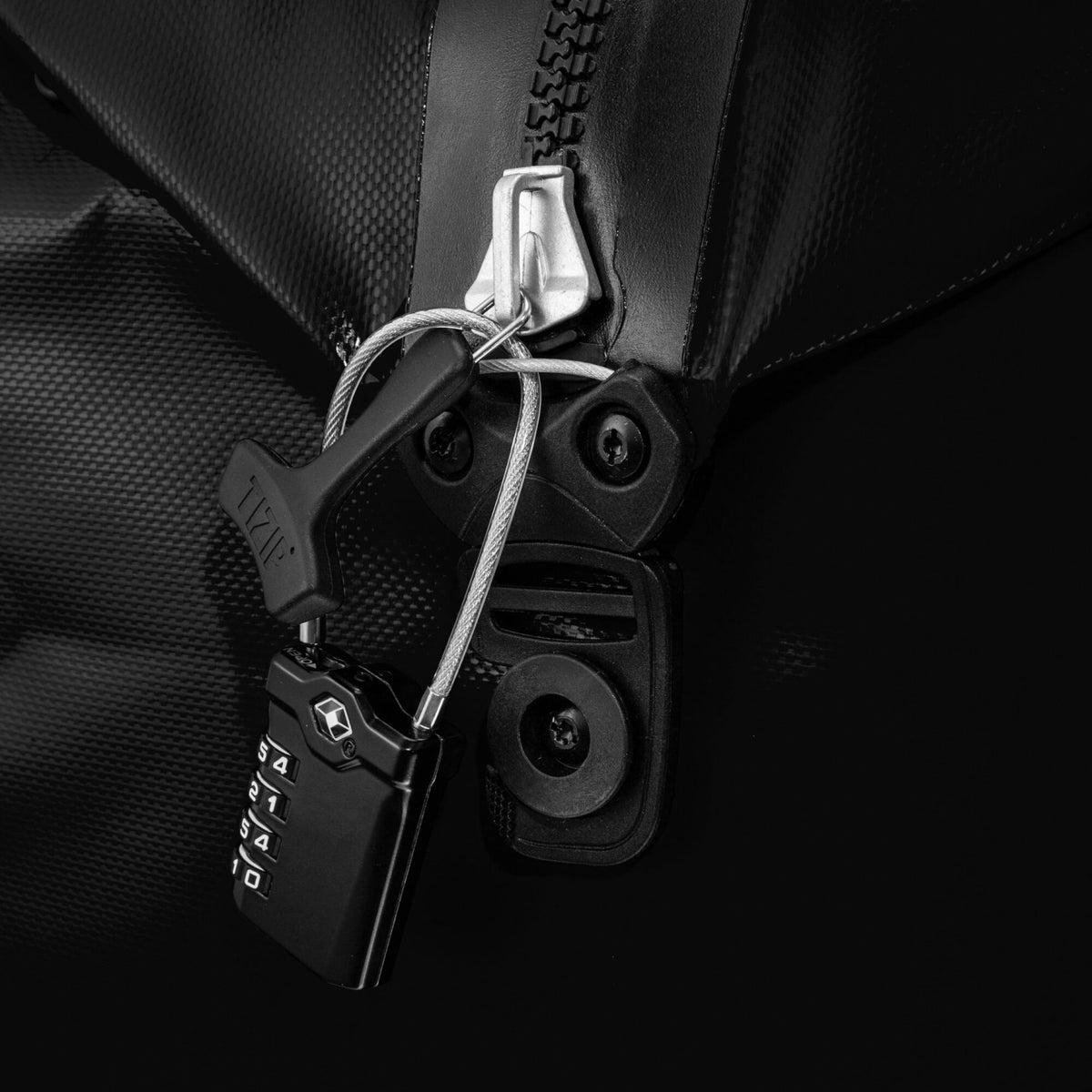 Ortlieb Duffle 85L Black carried as a backpack