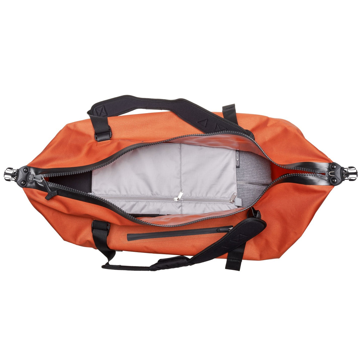 Ortlieb Duffle Lite 60L Rooiboos in use