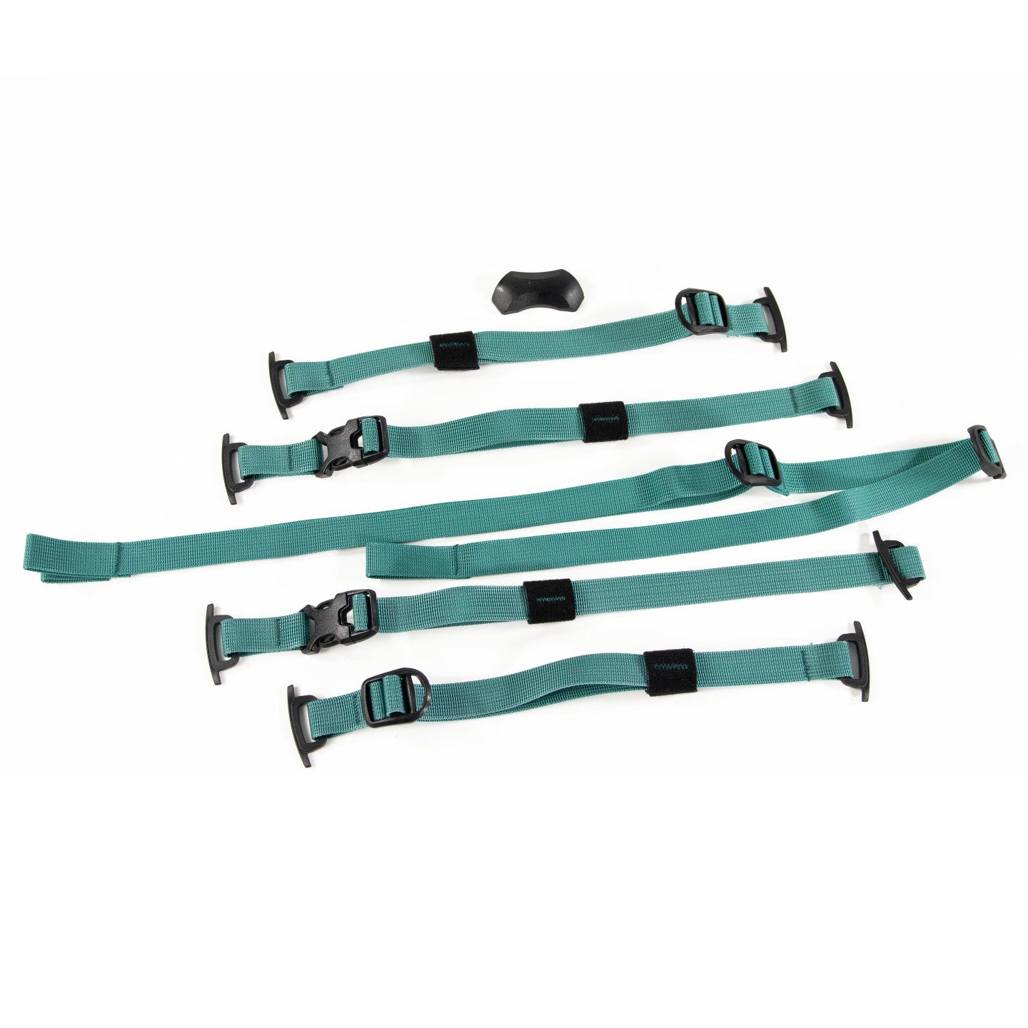 Ortlieb Atrack compression straps turquoise