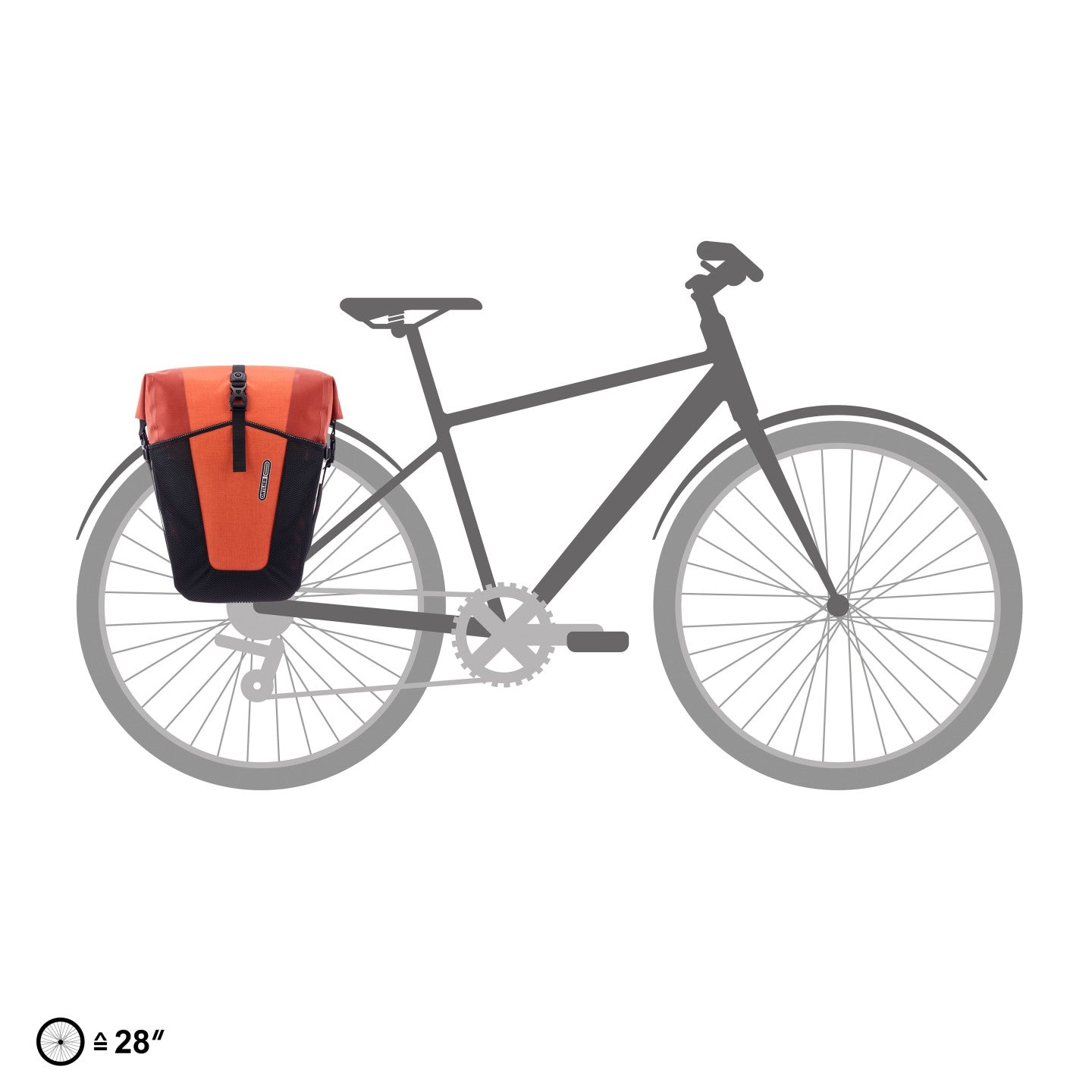 Ortlieb Back-Roller XL Plus panniers pair salsa dark chili