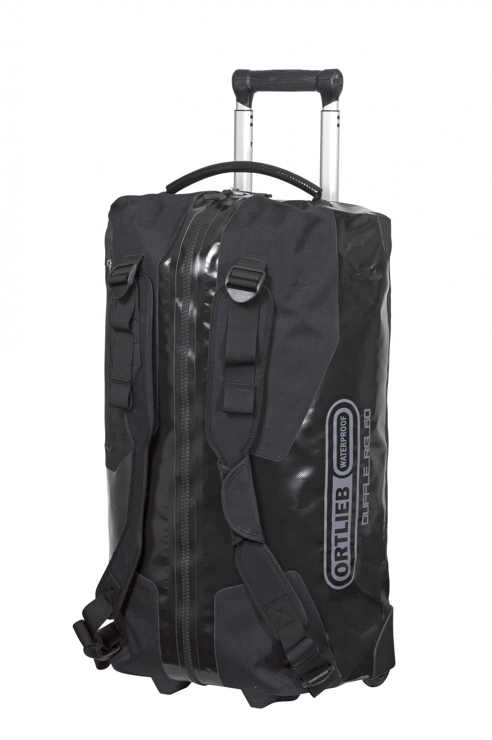 Ortlieb Duffle RG 60L Black wheels and aluminium frame