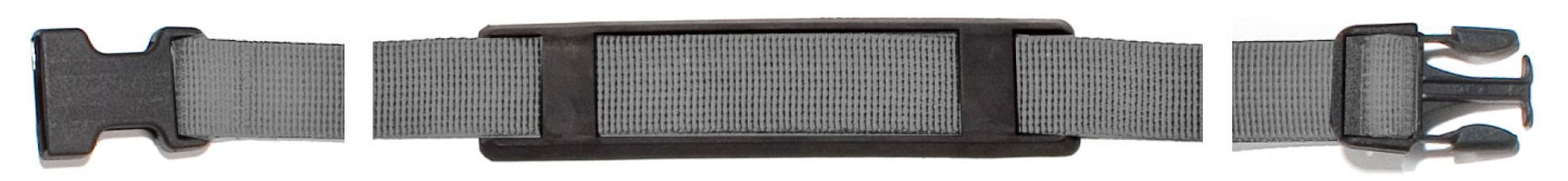 Ortlieb shoulderstrap 80cm stealth buckle grey Back-Roller