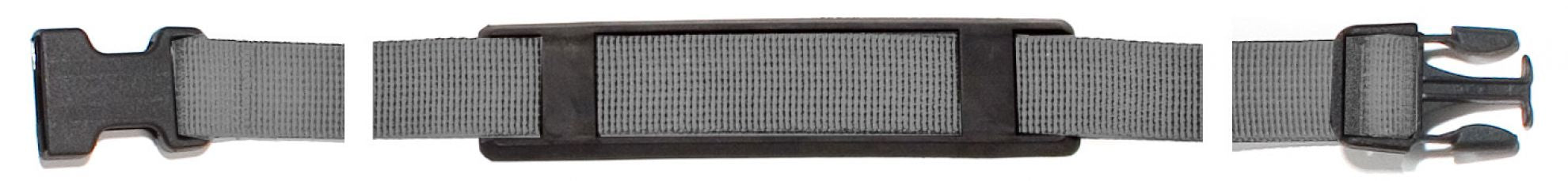Ortlieb shoulderstrap 80cm stealth buckle grey Back-Roller