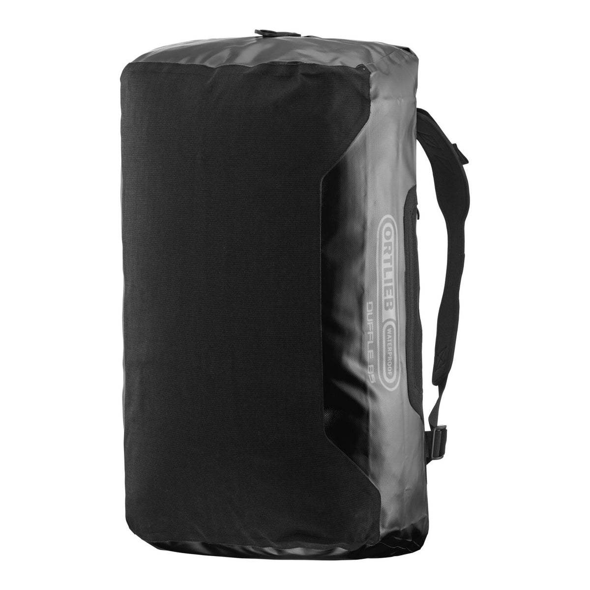 Ortlieb Duffle 85L Black TIZIP zip open