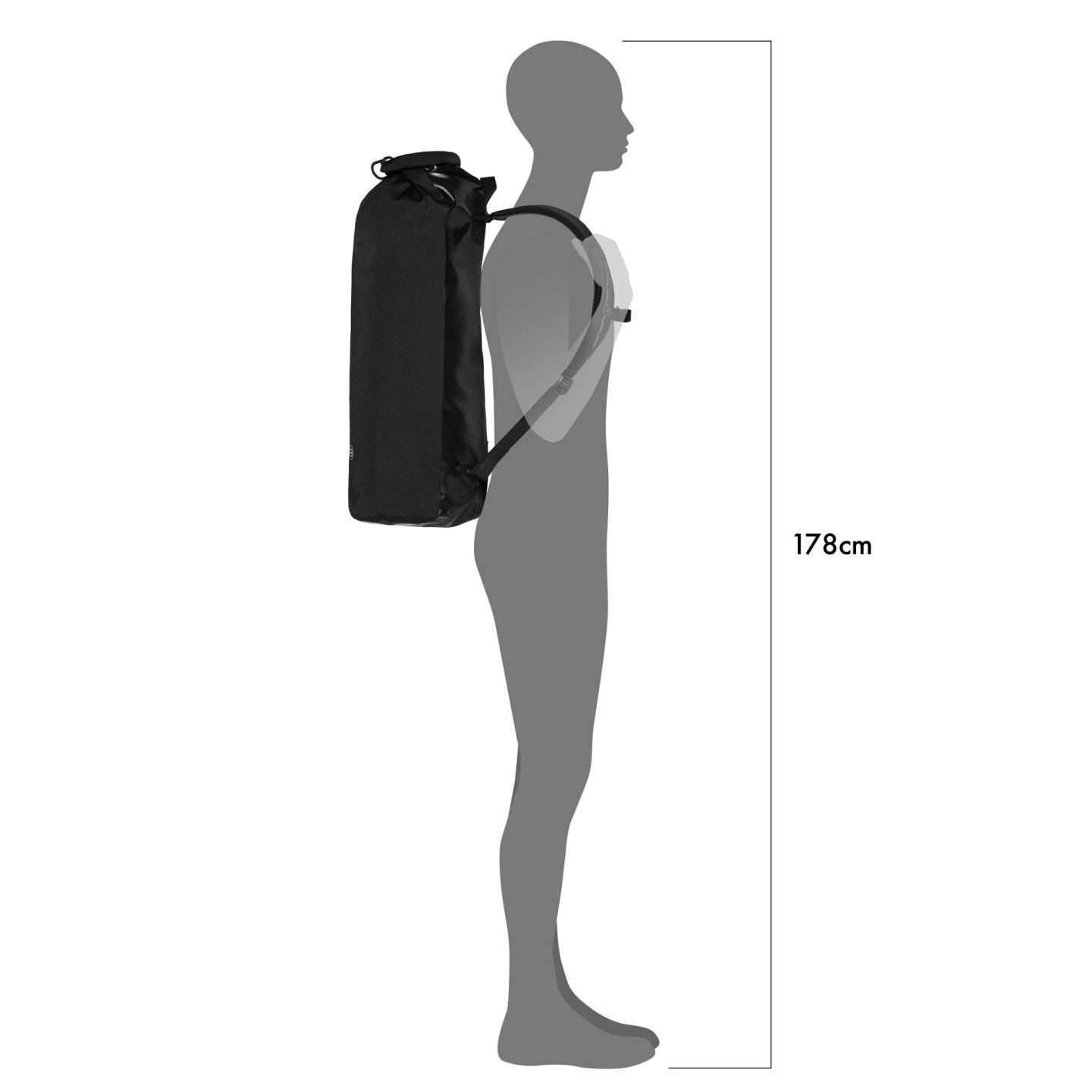 Ortlieb X-Plorer 35L black shoulder straps