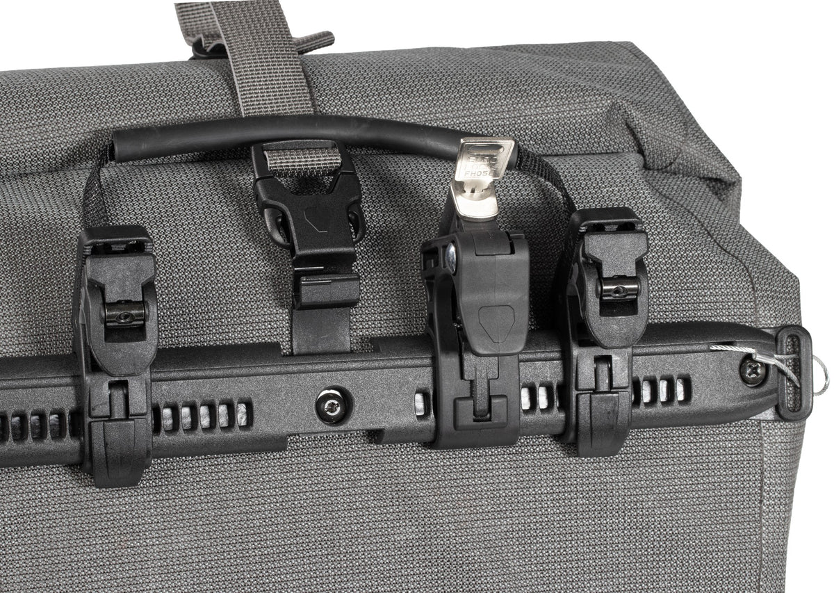 Ortlieb QL2 Lock in use