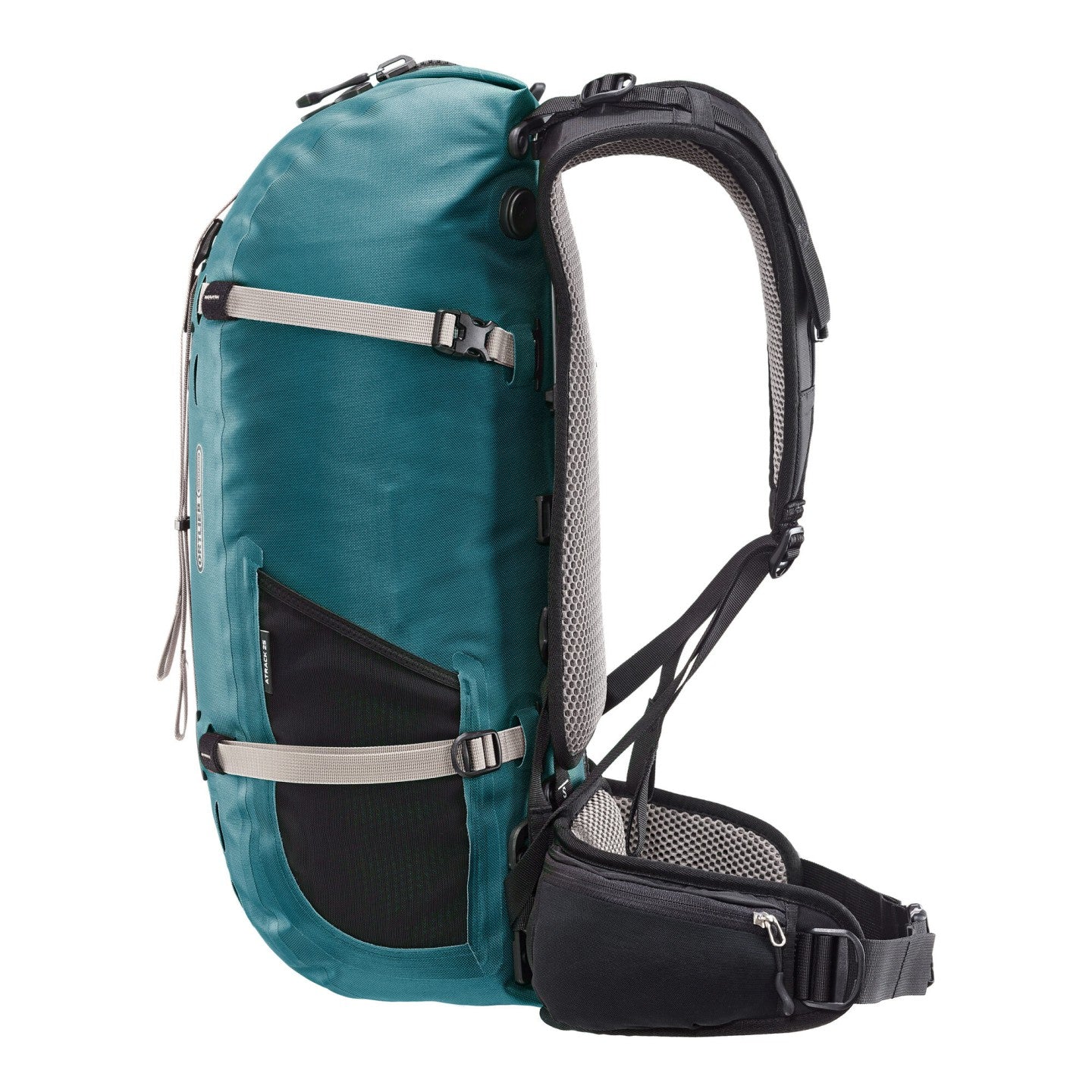 Ortlieb Atrack 25L waterproof backpack petrol