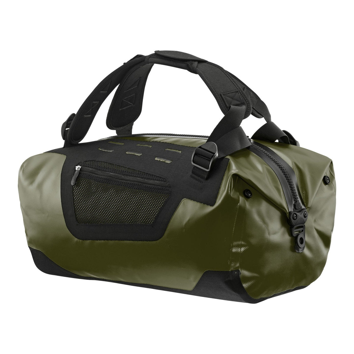 Ortlieb Duffle 40L Olive in use