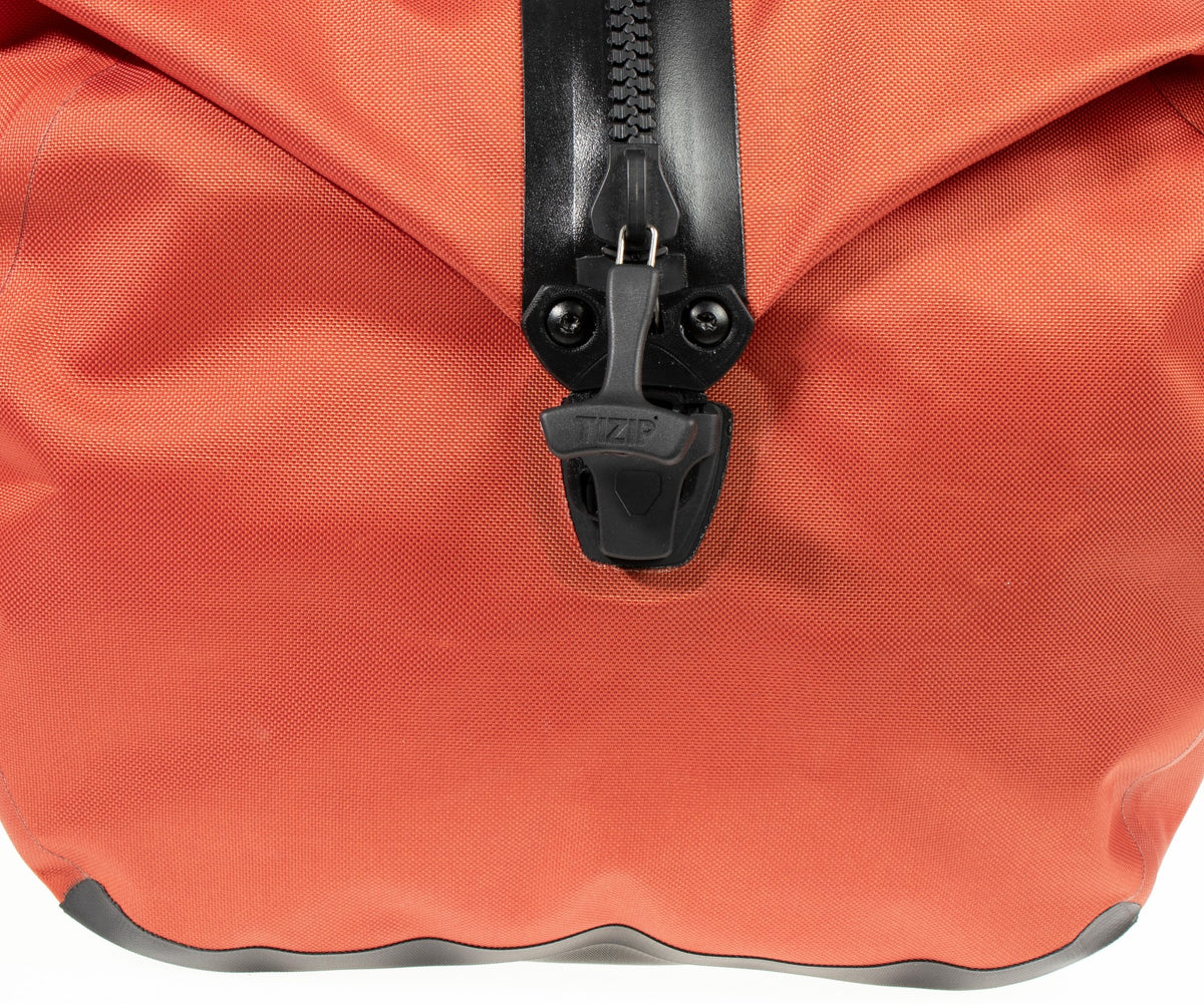 Ortlieb Duffle Lite 40L Rooiboos external zip pocket