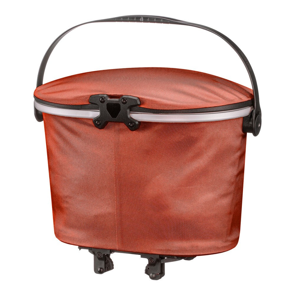 Ortlieb Up-Town Rack 17.5L rooibos on bike