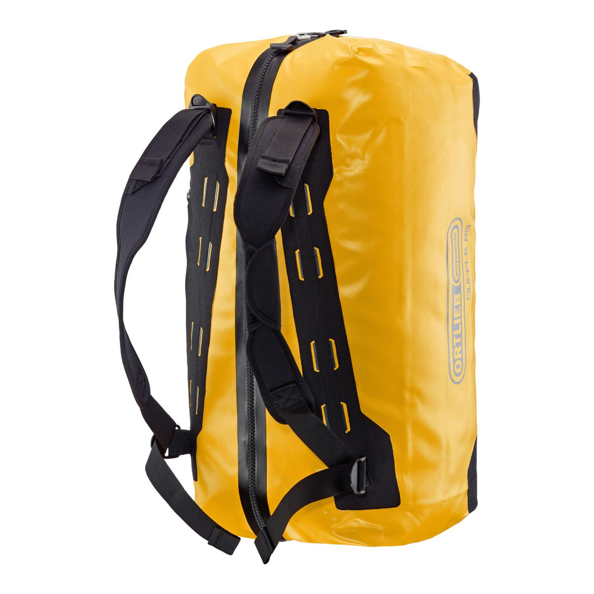 Ortlieb Duffle 85L Sunny Yellow in use