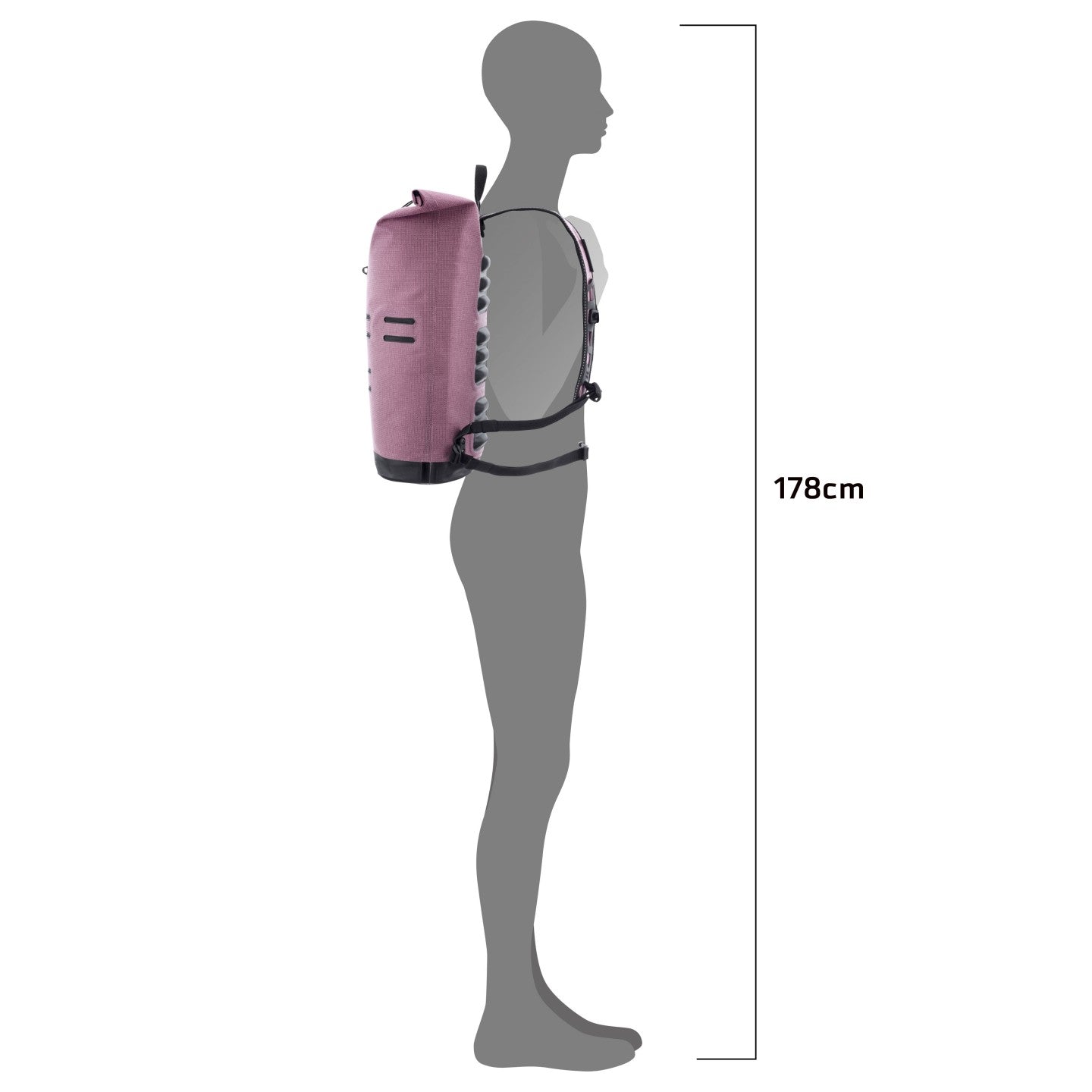 Ortlieb Commuter-Daypack Urban 21L ash rose