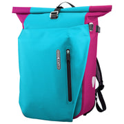 Ortlieb Vario Cyber handlebar bag backpack cyber blue pink