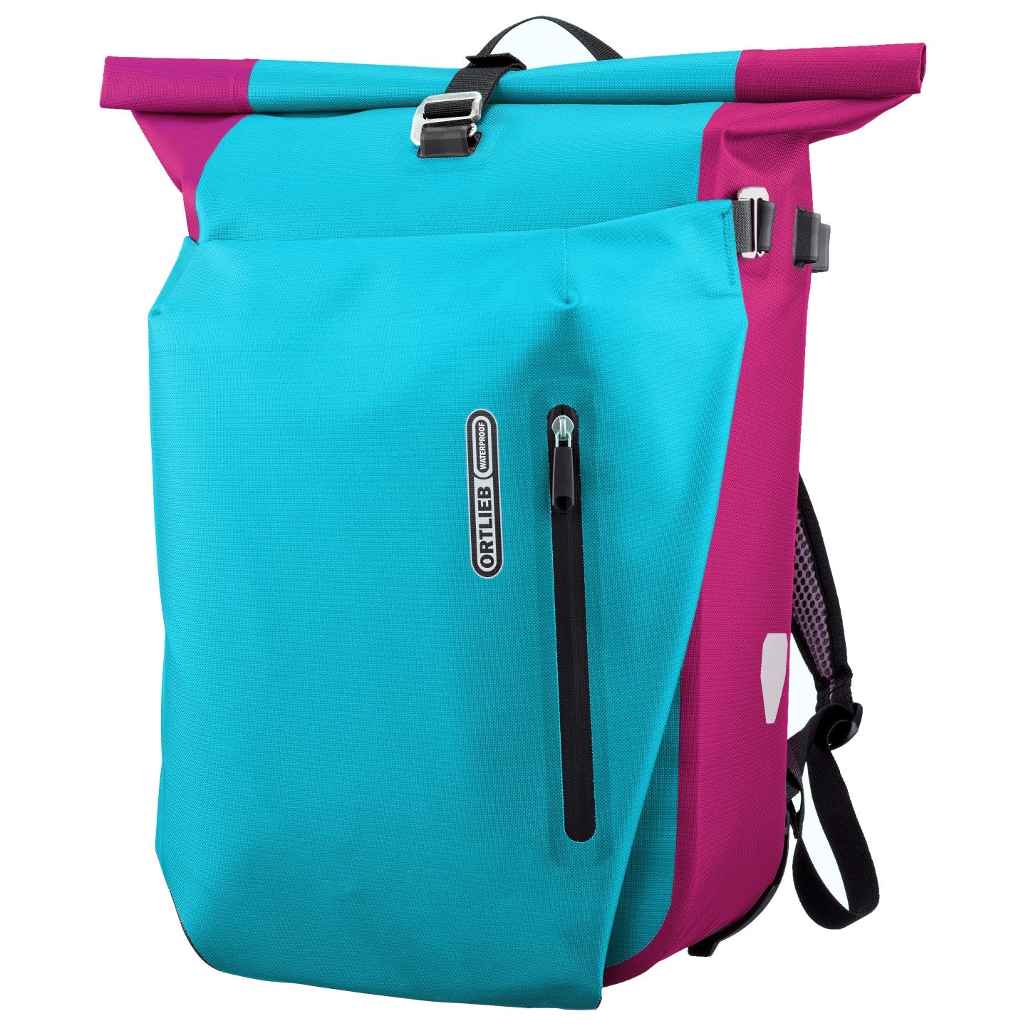 Ortlieb Vario Cyber handlebar bag backpack cyber blue pink