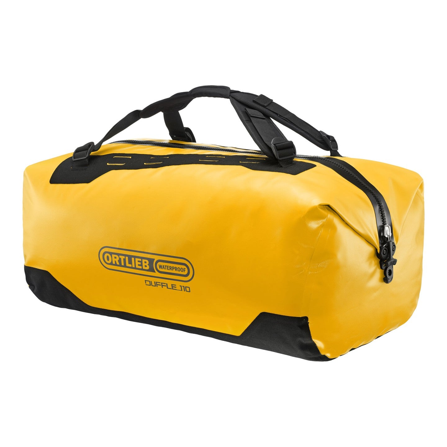 Ortlieb Duffle 110L expedition bag sun yellow black