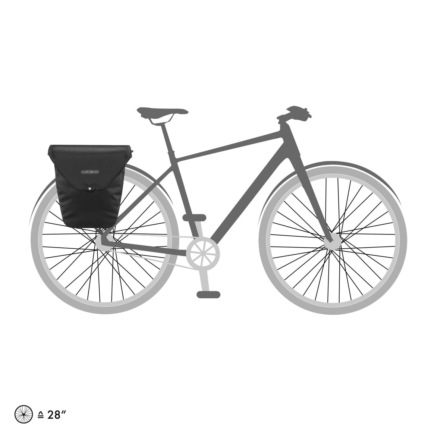 Ortlieb Velo-Shopper QL2.1 18L pannier black