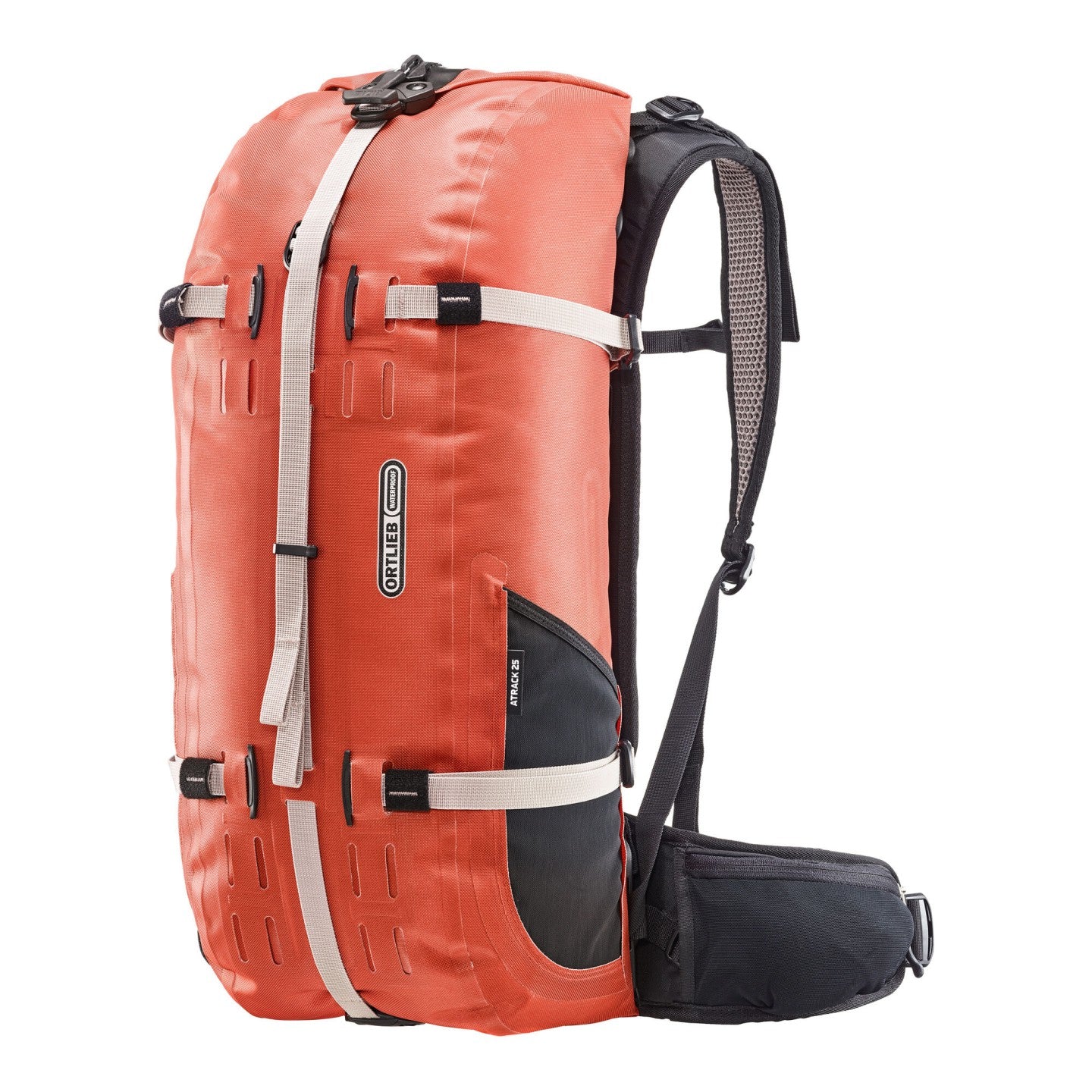Ortlieb Atrack 25L waterproof backpack rooibos