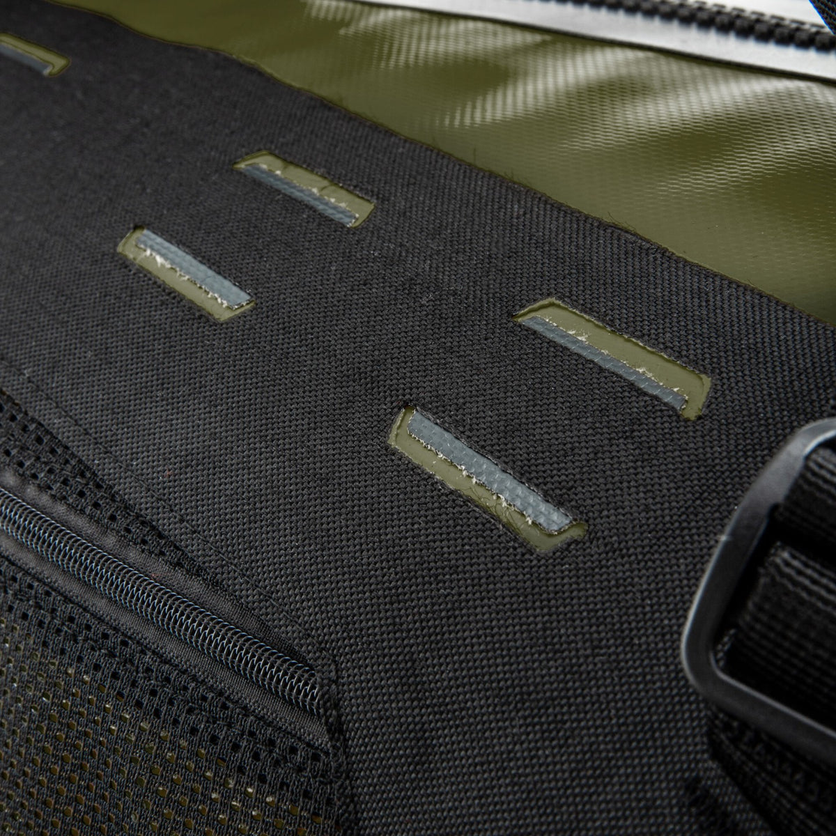 Ortlieb Duffle 85L Olive side view