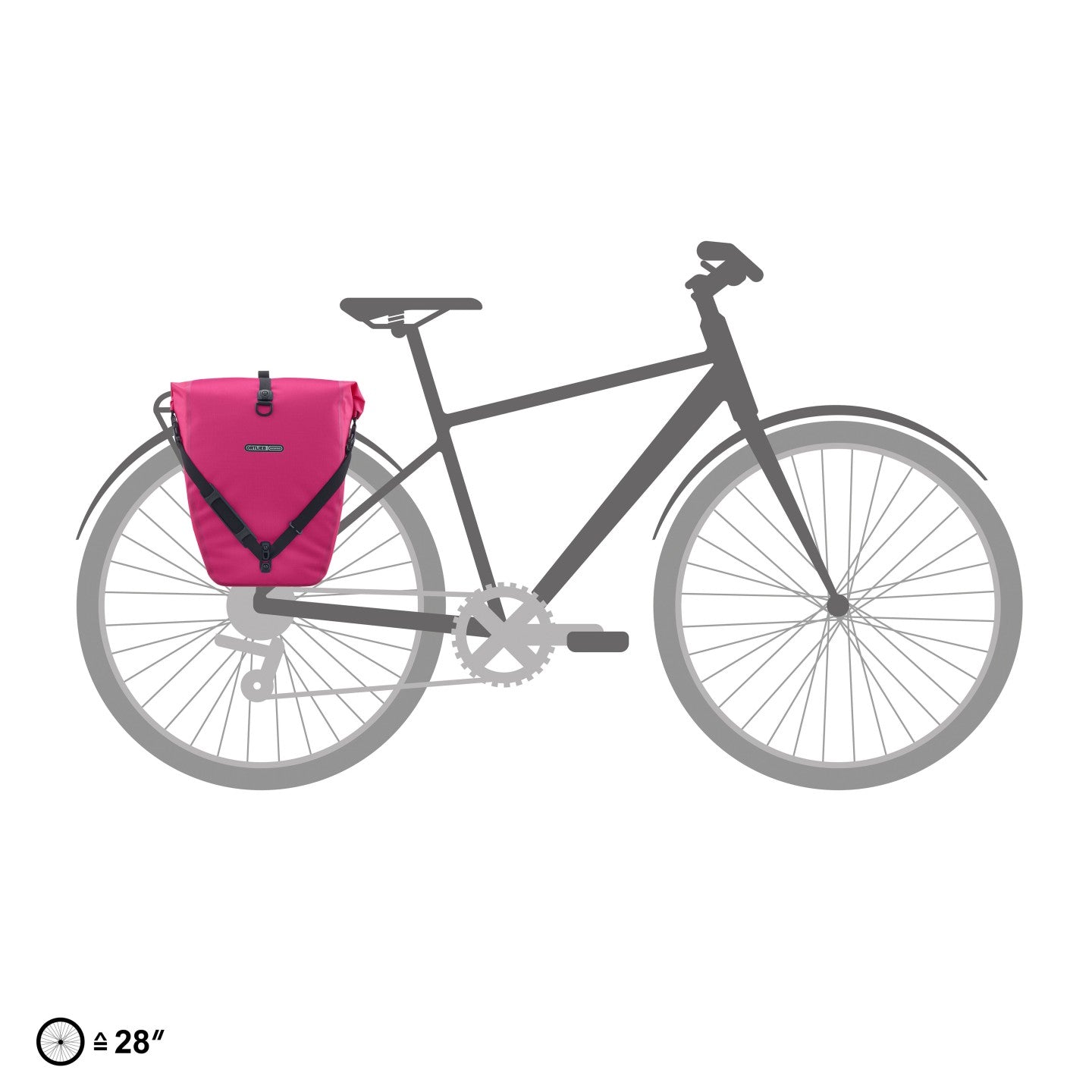 Ortlieb Back-Roller Cyber pannier cyber pink