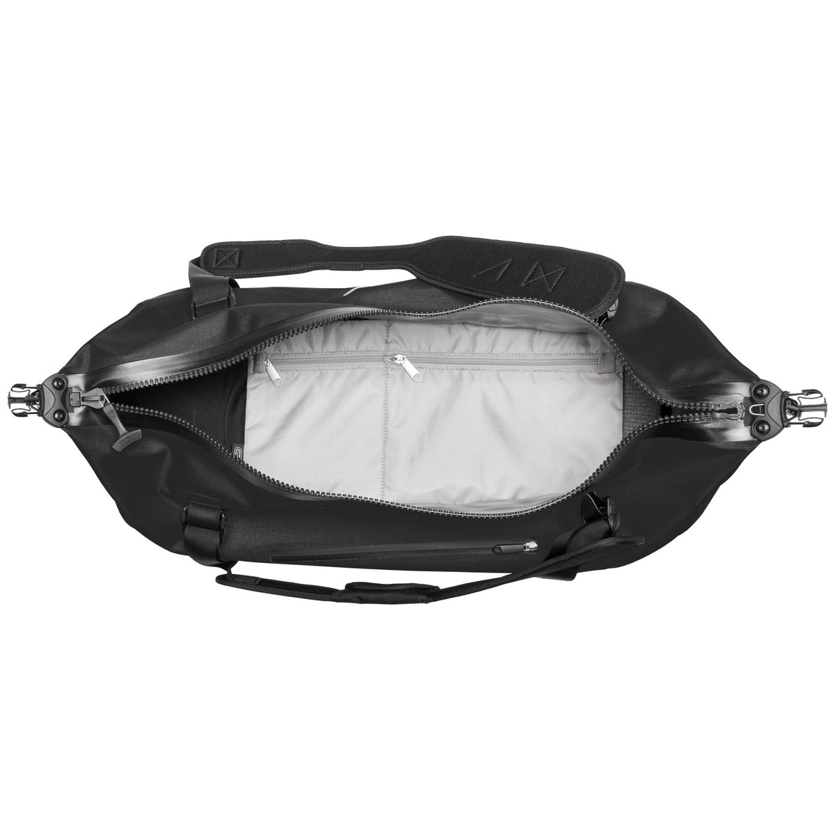 Ortlieb Duffle Lite 40L Black carried as a backpack