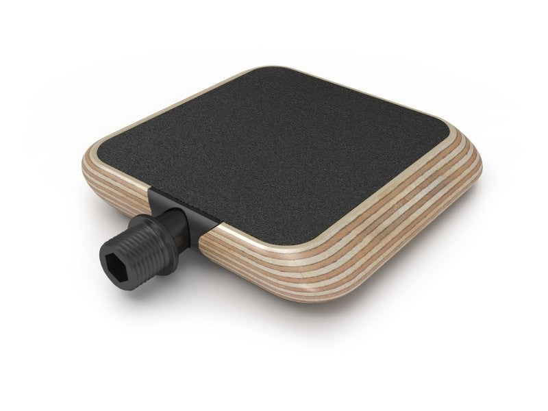 Pedales De Moto Urbana Madera Cruda