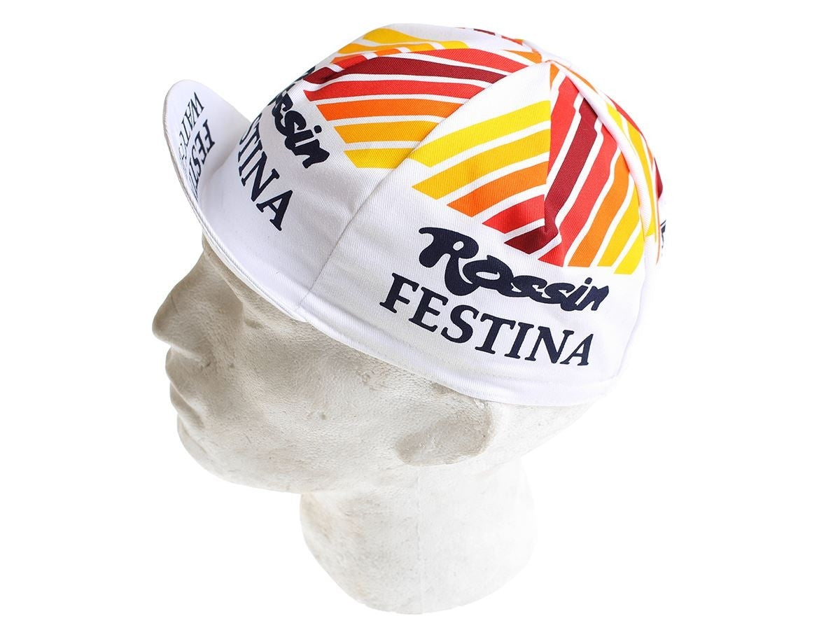 Berretto da ciclismo vintage - Rossin Festina