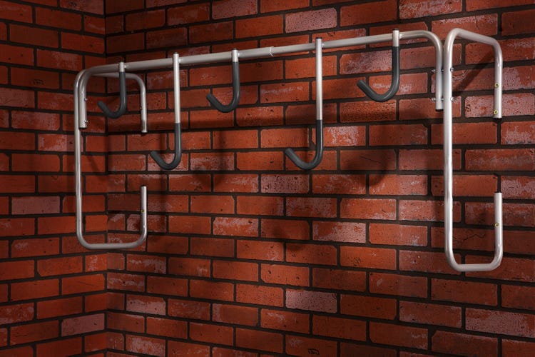 Support 5 vélos à fixation murale