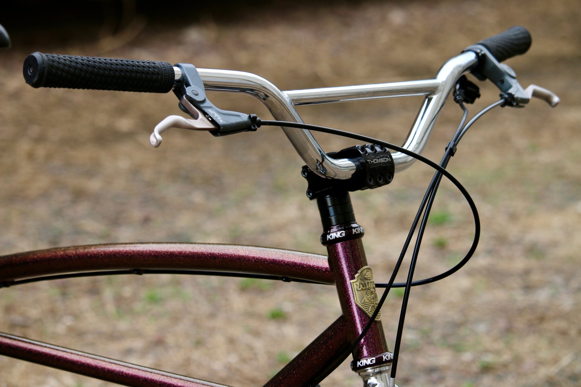 Wilde Moto Cruiser Bar, 830 mm butted chromoly riser handlebar