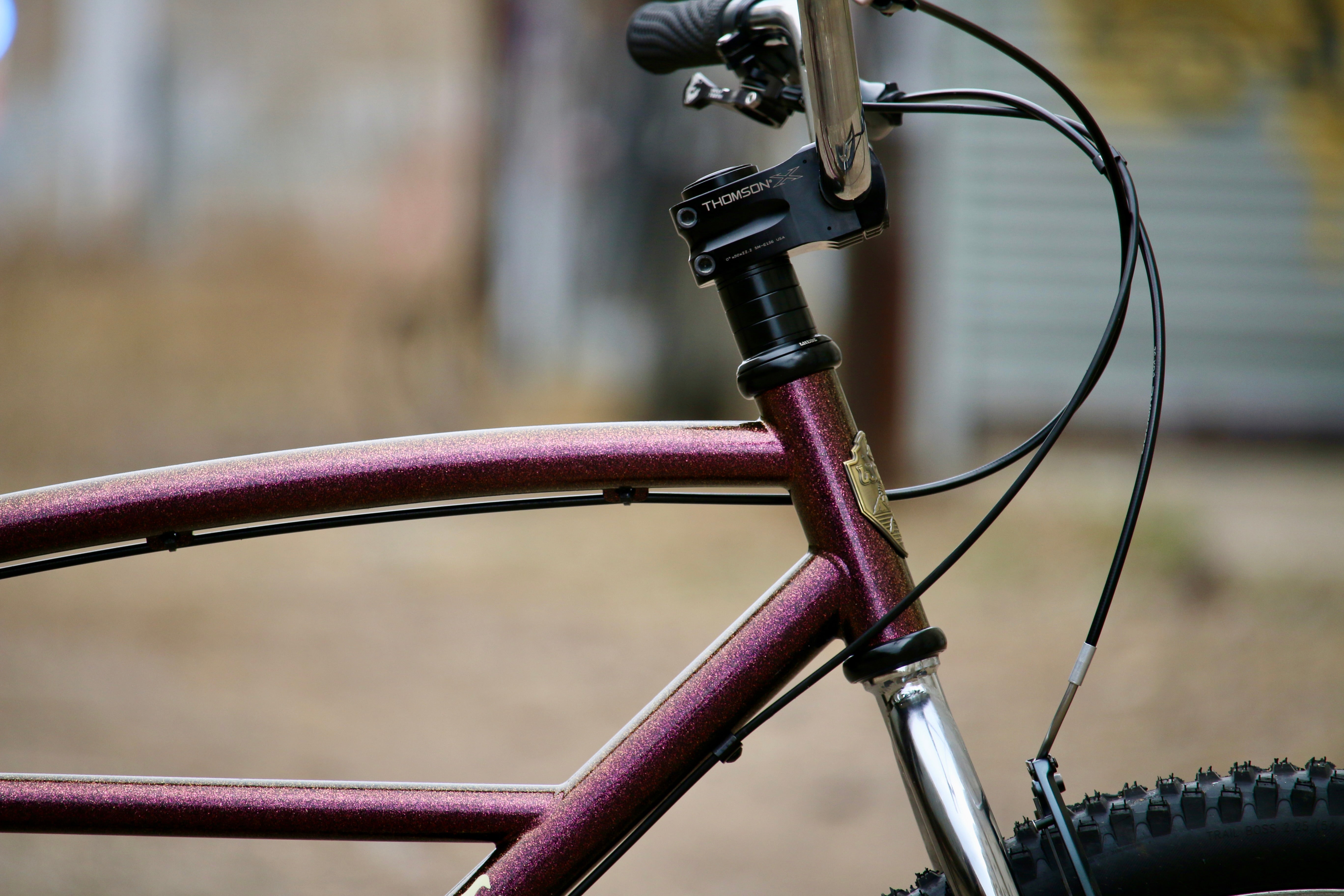 Wilde Moto Cruiser Purple Pizazz, built up and ridden