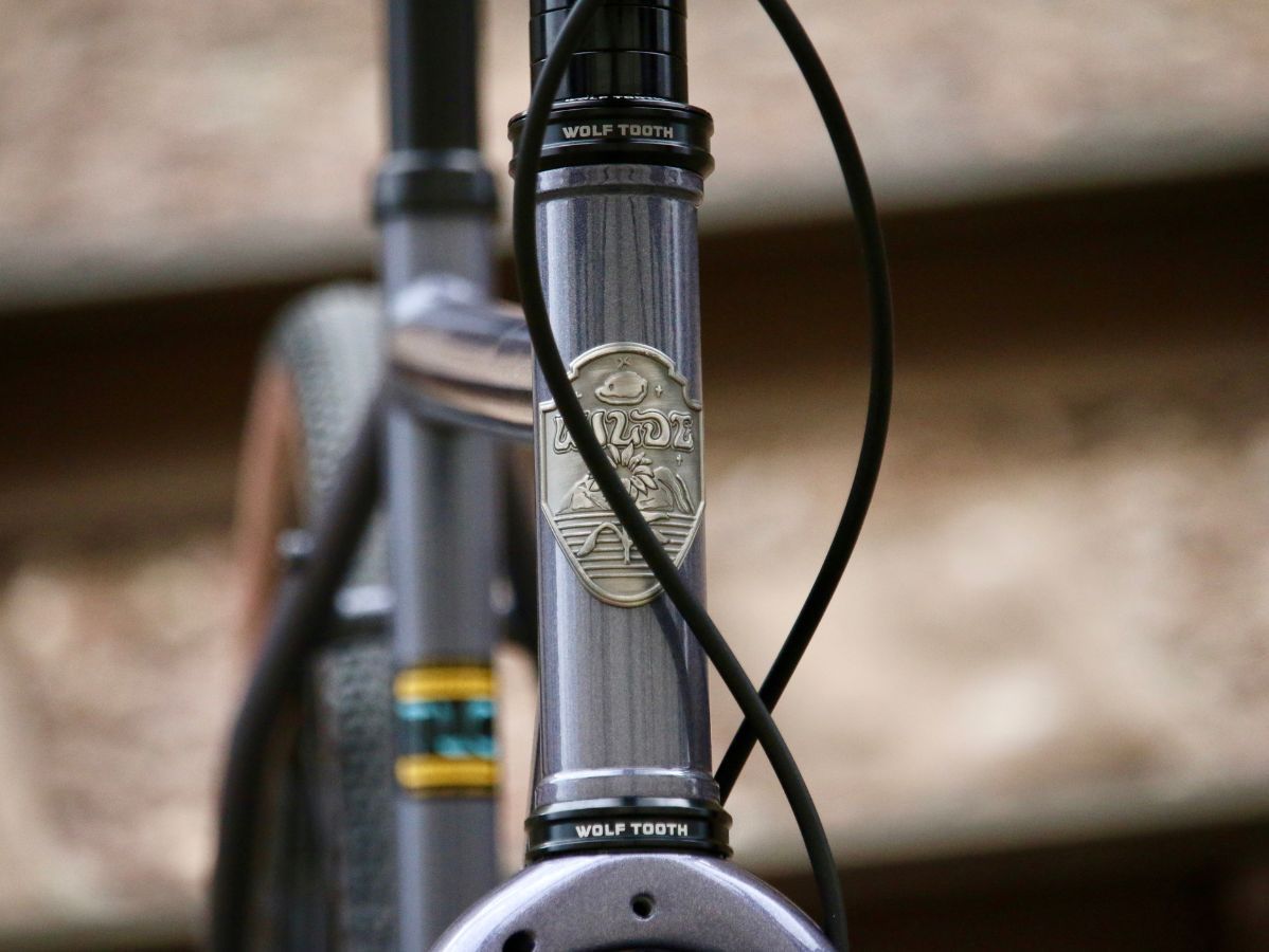 Wilde Rambler SL Charcoal Disco frameset, frame detail