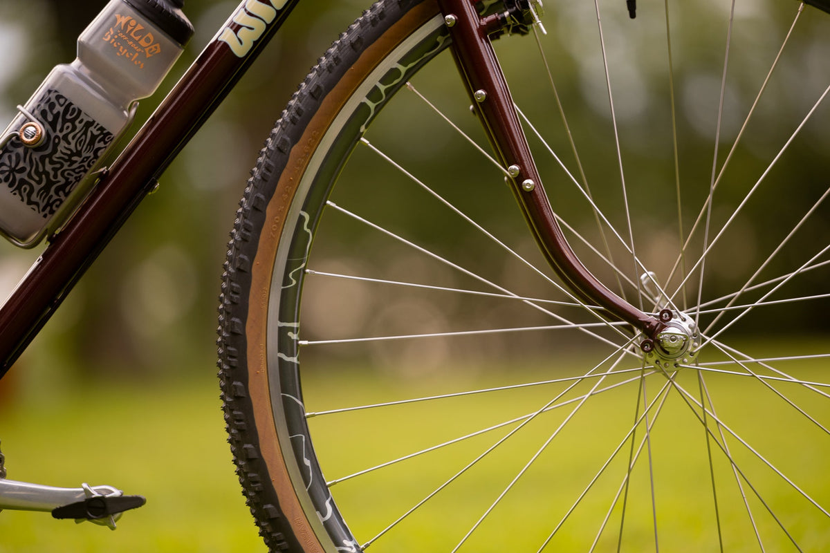 Wilde Spelljammer Frameset Oxblood, drive side view