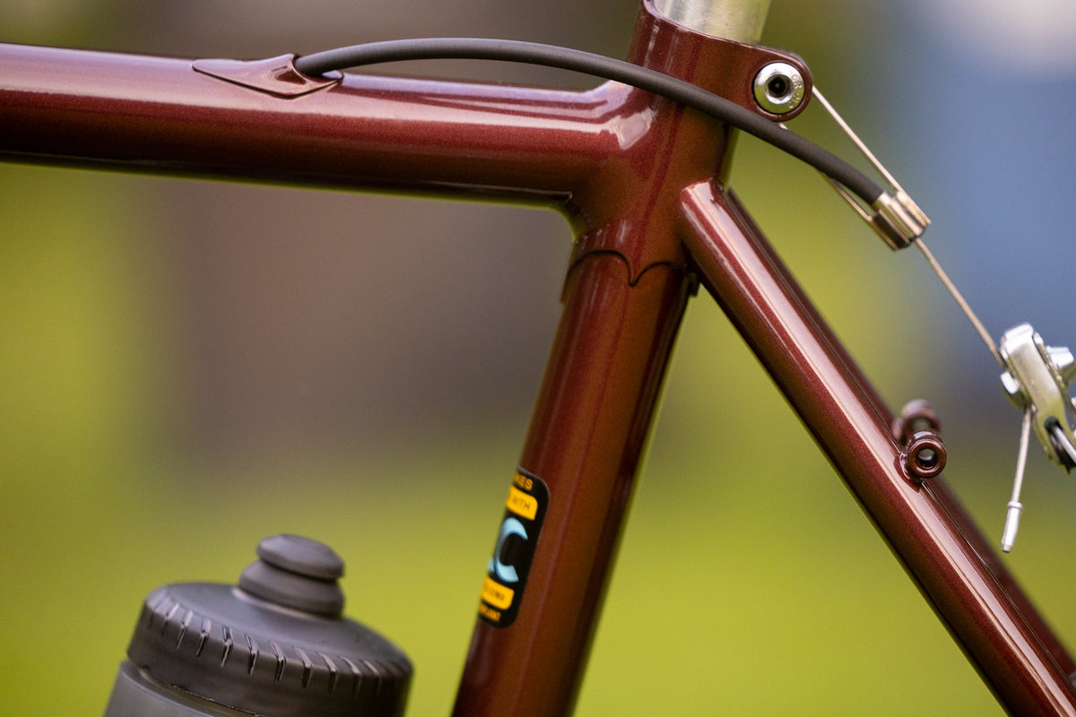 Wilde Spelljammer Frameset Oxblood, Pacenti PBP fork crown