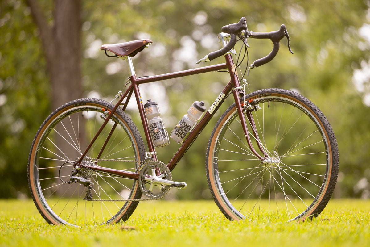 Wilde Spelljammer Frameset Oxblood, complete rim brake randonneur build