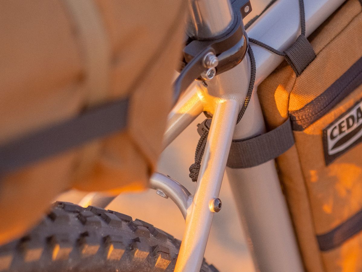 Wilde Supertramp Frameset Dirt Champagne, frame detail