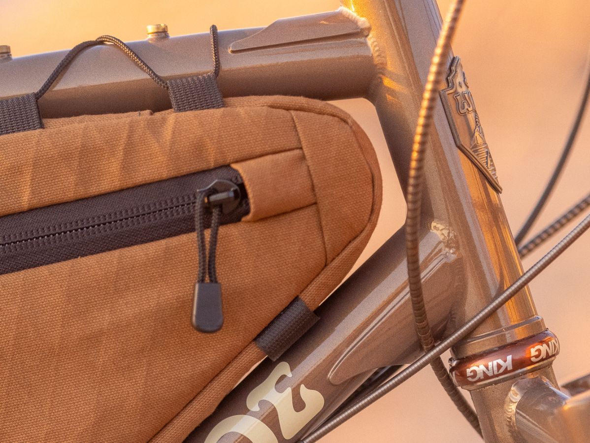 Wilde Supertramp Frameset Dirt Champagne, mounting points detail