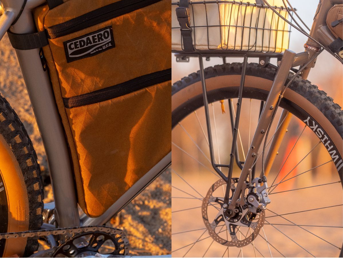 Wilde Supertramp Frameset Dirt Champagne, Wilde branding detail