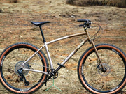 Wilde Supertramp Frameset Dirt Champagne with segmented steel fork
