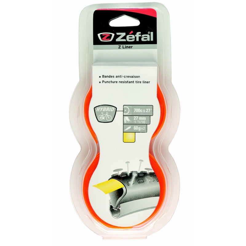 Bandes anti-crevaison Zefal pour VTC de 27 mm